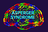Asperger's syndrome, conceptual illustration