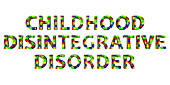 Childhood disintegrative disorder, conceptual illustration