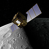 Lunar Trailblazer spacecraft, illustration