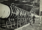 Golden Gate Bridge articulated cable band, 1937