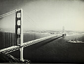 Centre of the main span Golden Gate Bridge, 1937