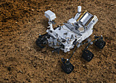 Perseverance rover, illustration