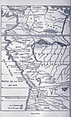 Map of Peru, 19th century illustration
