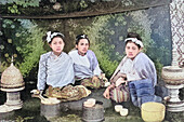 Three Burmese girls
