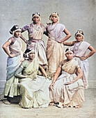 Dravidian girls, Madras Presidency