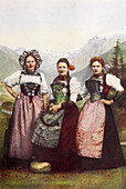 Three Swiss girls