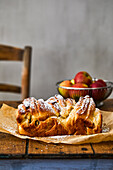 Apple pie from the loaf tin