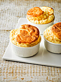 Small cheese soufflés