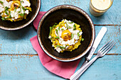 Fish kedgeree with egg