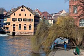 France,Bas Rhin,Strasbourg,old town listed as World Heritage by UNESCO,the Petite France District