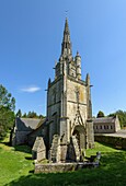 Frankreich,Morbihan,Plumeliau,die Kapelle von Saint-Nicodeme