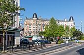Frankreich,Seine Saint Denis,Le Raincy,Rond Point Thiers,Markt