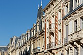 France,Meurthe et Moselle,Nancy,row of Art Nouveau facades in Begonias street
