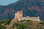 Frankreich,Corse du Sud,Naturpark Scandola,von der UNESCO zum Weltkulturerbe erklärt,Dorf Girolata