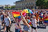 France,Paris,Pont au Change,2019 Gay Pride parade