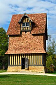 France,Calvados,Pays d'Auge,Crevecoeur en Auge castle,Schlumberger Museum Foundation,the dovecote