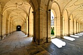 France,Calvados,Caen,the Abbaye aux Hommes (Men Abbey),cloister