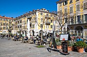 France,Alpes Maritimes,Nice,listed as World Heritage by UNESCO,old Town district,Garibaldi square