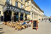 France,Gironde,Bordeaux,area classified as World Heritage,Saint Pierre district,Douane quay,Grand Bar Gastan
