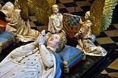 France,Cote d'Or,Dijon,area listed as World Heritage by UNESCO,Musee des Beaux Arts (Fine Arts Museum) in the former palace of the Dukes of Burgundy,tomb of Marguerite de Baviere and Jean sans Peur,Duke of Burgundy
