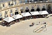 Frankreich,Cote d'Or,Dijon,Weltkulturerbe der UNESCO,Place de la Libération (Platz der Befreiung) vom Turm Philippe le Bon (Philipp der Gute) des Palastes der Herzöge von Burgund aus gesehen