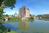 France,Loiret,Bellegarde,14th century Bellegarde castle also named Castle Des l'Hospital