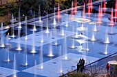 Frankreich,Alpes Maritimes,Nizza,von der UNESCO zum Weltkulturerbe erklärt,Promenade du Paillon,der Spiegel des Wassers