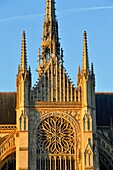 Frankreich,Somme,Amiens,Kathedrale Notre-Dame,Juwel der gotischen Kunst,von der UNESCO zum Weltkulturerbe erklärt,Südseite