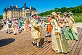 Frankreich,Seine et Marne,Maincy,das Schloss von Vaux-le-Vicomte,Tag des 15. Grand Siecle : Kostümtag des 17.