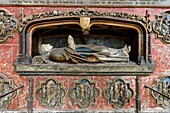 France,Somme,Amiens,Notre-Dame cathedral,jewel of the Gothic art,listed as World Heritage by UNESCO,the southern end of the choir and its tombs,Adrien de Henencourt mausoleum