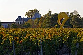 Frankreich,Gironde,Arsac-en-Médoc,Weingut, das heute eine beeindruckende Sammlung von Kunstwerken beherbergt