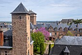 France,Aveyron,Rodez,seen on the episcopal Palace,the bishopric was built under Louis XIII and renovated in the 19th century