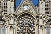 Frankreich,Meurthe et Moselle,Nancy,Kirche Saint-Pierre aus dem 19. Jahrhundert im neugotischen Stil an der Avenue De Lattre de Tassigny