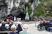 France,Hautes Pyrenees,Lourdes,Sanctuary of Our Lady of Lourdes,the Grotto