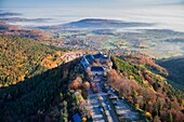 Frankreich,Bas Rhin,Mont Sainte Odile,Kloster Sainte Odile (Luftaufnahme)