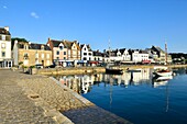 Frankreich,Morbihan,La Trinite sur Mer,der Hafen,der Fluss Crac'h