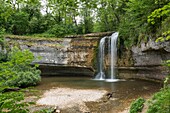 Frankreich,Jura,der Standort der Wasserfälle des Herisson Kaskaden der Schmiede zu Bonlieu