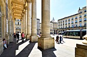 France,Gironde,Bordeaux,area classified as World Heritage,le Triangle d'Or,Quinconces district,Place de la Comédie,the National Opera of Bordeaux or Grand Theatre,built by the architect Victor Louis from 1773 to 1780