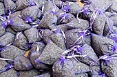France,Vaucluse,Luberon,Apt,lavender bags at the market