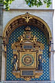 Frankreich,Paris,von der UNESCO zum Weltkulturerbe ernannt,die Uhr des Stadtpalastes oder Gerichtsgebäudes von Paris,Teil der Conciergerie,2012 restauriert