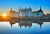 Frankreich,Loir-et-Cher,Loire-Tal, das von der UNESCO zum Weltkulturerbe erklärt wurde,das Schloss von Chambord