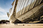 France,Paris,Bois de Boulogne,the Louis Vuitton Foundation by architect Frank Gehry
