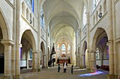 France,Morbihan,Pontivy,children's outing in the footsteps of Napoleon inside of St. Joseph Imperial Church