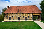 Frankreich,Calvados,Pays d'Auge,Schloss Crevecoeur en Auge,Stiftung Museum Schlumberger,der Bauernhof