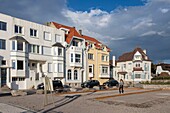 France,Pas de Calais,Wissant,villas in the square of Gris Nez