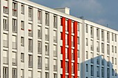 France,Meurthe et Moselle,Nancy,facade of an apartment building in Charles the Third street