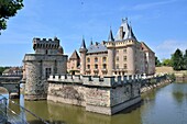Frankreich,Saone et Loire,La Clayette,das Schloss