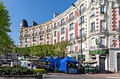 France,Seine Saint Denis,Le Raincy,Rond Point Thiers,Market