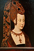 France,Cote d'Or,Dijon,area listed as World Heritage by UNESCO,Musee des Beaux Arts (Fine Arts Museum) in the former palace of the Dukes of Burgundy,Alleged portrait of Isabella of Portugal,Duchess of Burgundy