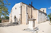 France,Vaucluse,regional natural park of Luberon,Ménerbes,labeled the Most Beautiful Villages of France,the Saint-Luc church